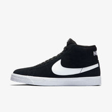 Load image into Gallery viewer, NIKE SB ZOOM BLAZER MID - BLK/WHITE
