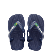 Load image into Gallery viewer, HAVAIANS BABY BRAZIL LOGO - Navy/Yellow
