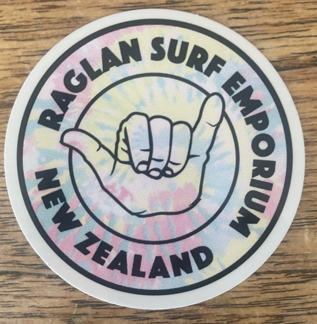 Small RSE Shaka Tie Dye Sticker