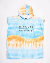 Load image into Gallery viewer, HOODED PRINT TOWEL BOY - Blue/White

