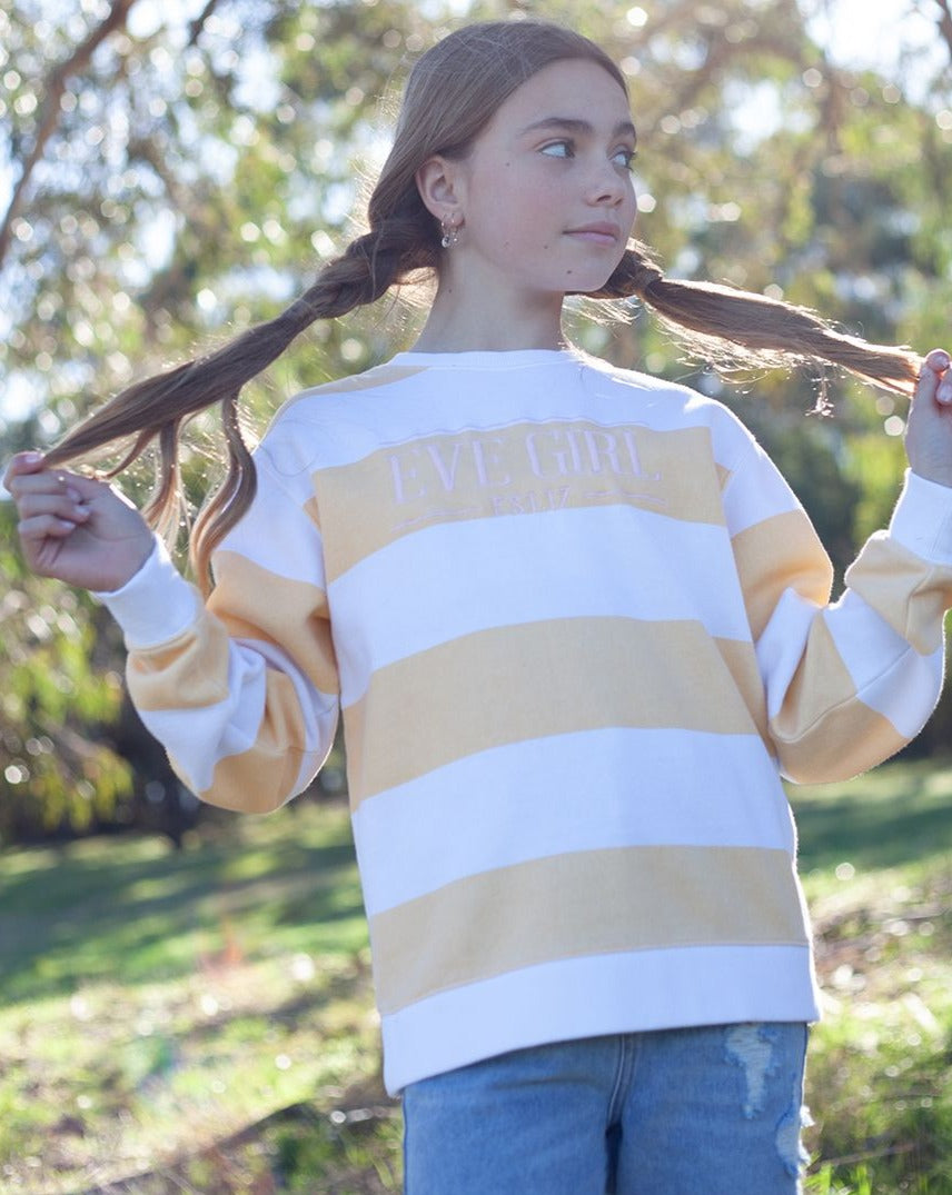 EVE GIRL STRIPE CREW