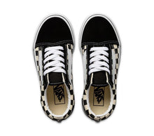 Load image into Gallery viewer, VANS KIDS OLD SKOOL PRIMARY CHECK- Black/True White
