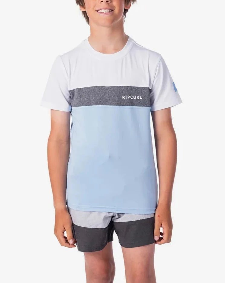 BOYS UNDERLINE PANEL SS RASH