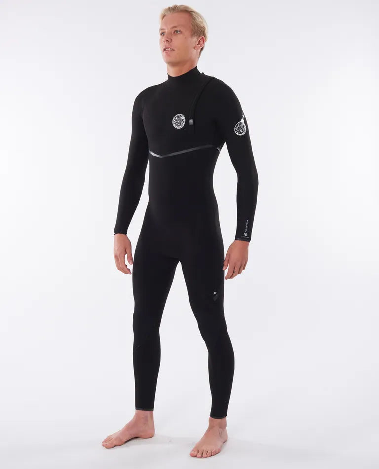 RIP CURL FLASHBOMB 4-3 ZIP FREE STEAMER