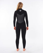 Load image into Gallery viewer, RIP CURL WOMENS FLASHBOMB 4-3 CHEST ZIP STMR - BLACK
